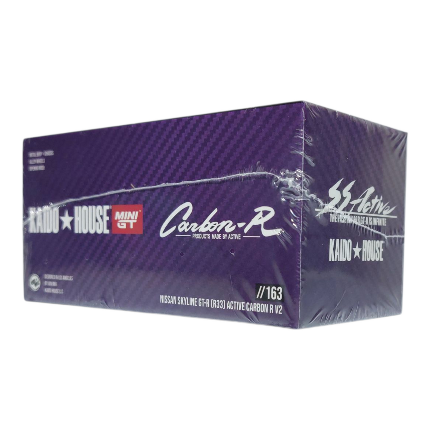 Mini GT x Kaido House 1:64 Nissan GT-R (R33) Active Carbon R V2 Factory Sealed Diecast Model