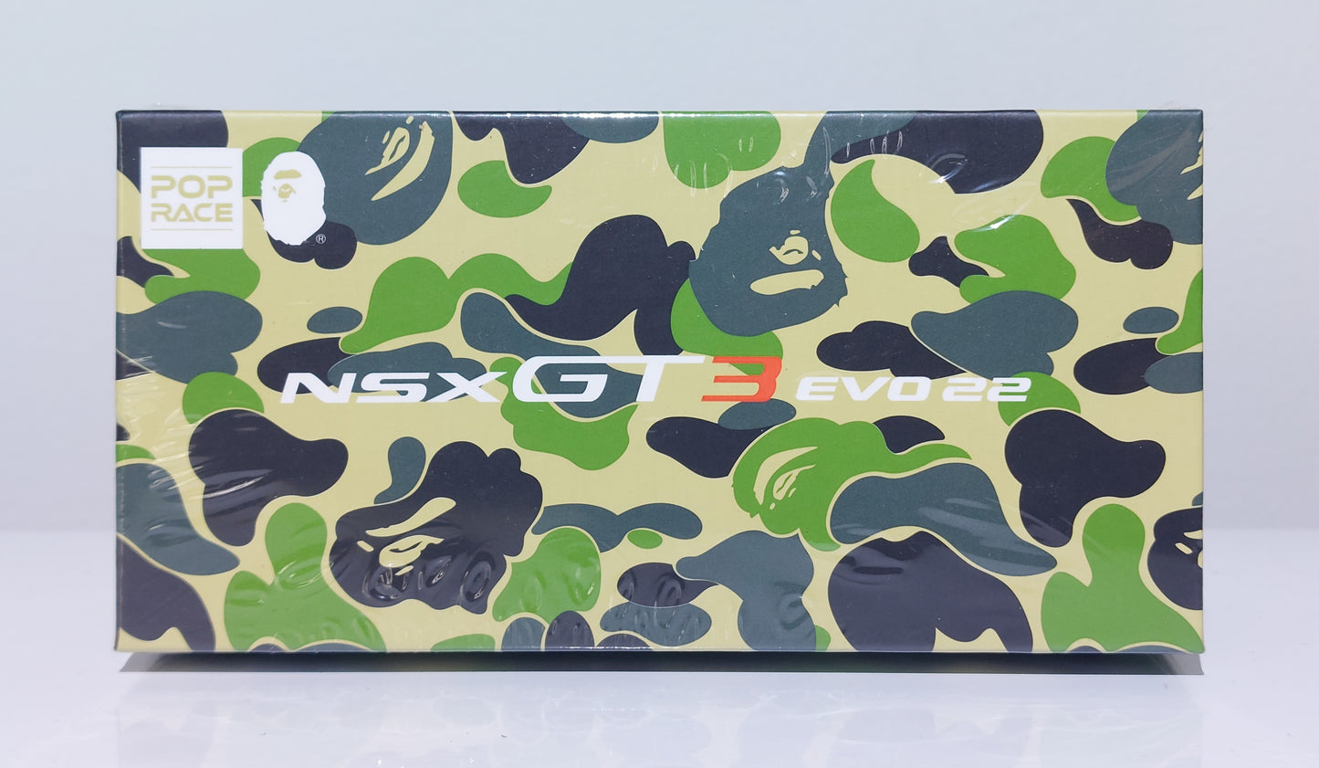 Bape x PopRace 1:64 Honda NSX GT3 Bathing Ape EVO22BAPE