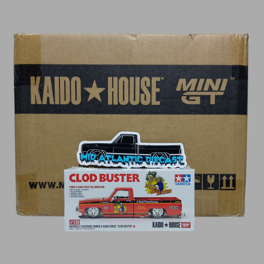 Kaido GT Chevrolet Silverado TAMIYA X KAIDO HOUSE "Clod Buster" Orange #130 *Free Shipping*