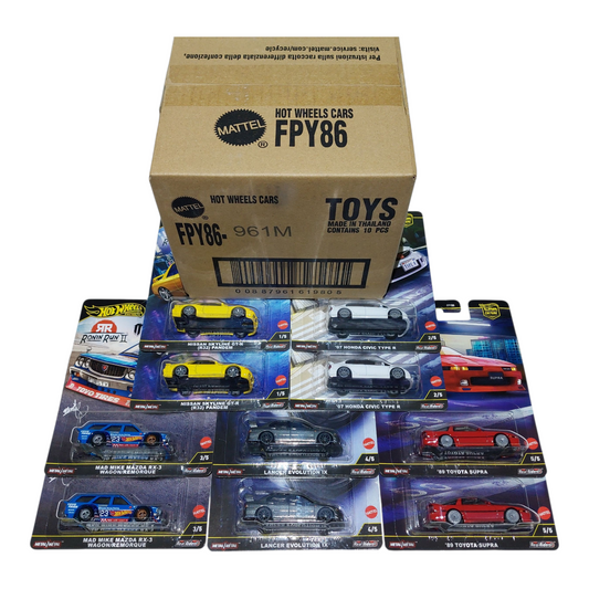 Hot Wheels 2025 Car Culture Ronin Run II Case M FPY86-961M factory sealed 1:64 scale die-cast cars all