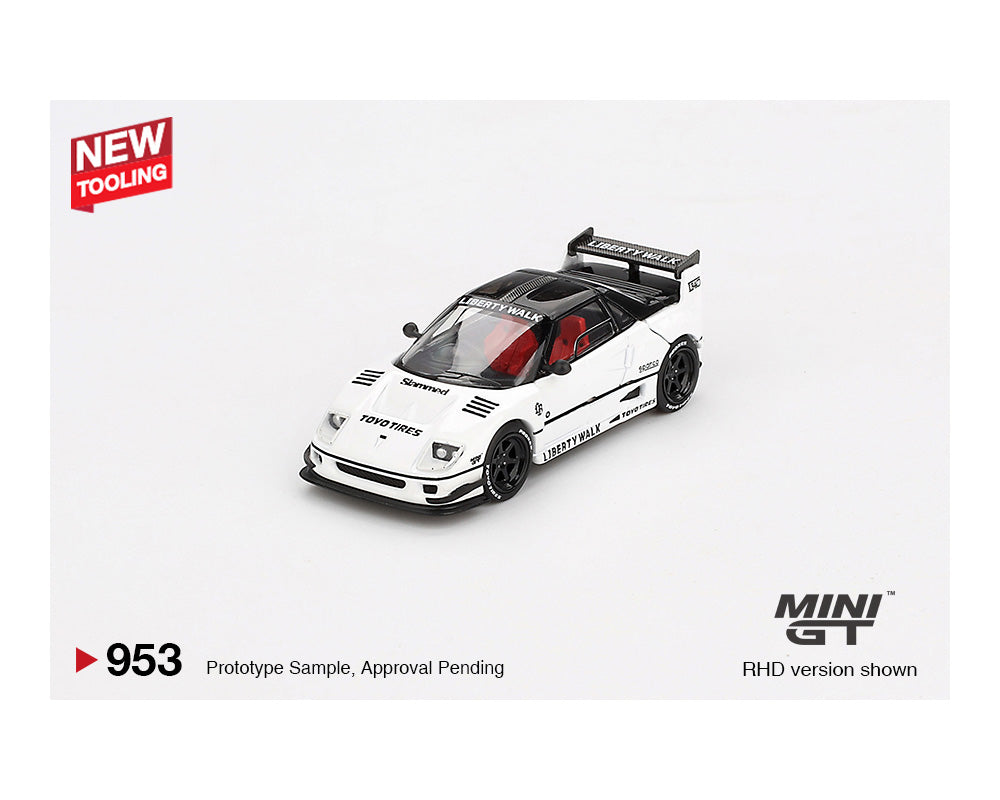Mini GT #953 Mazda AZ-1 Liberty Walk LB40 White 2024 Tokyo Auto Salon 1:64