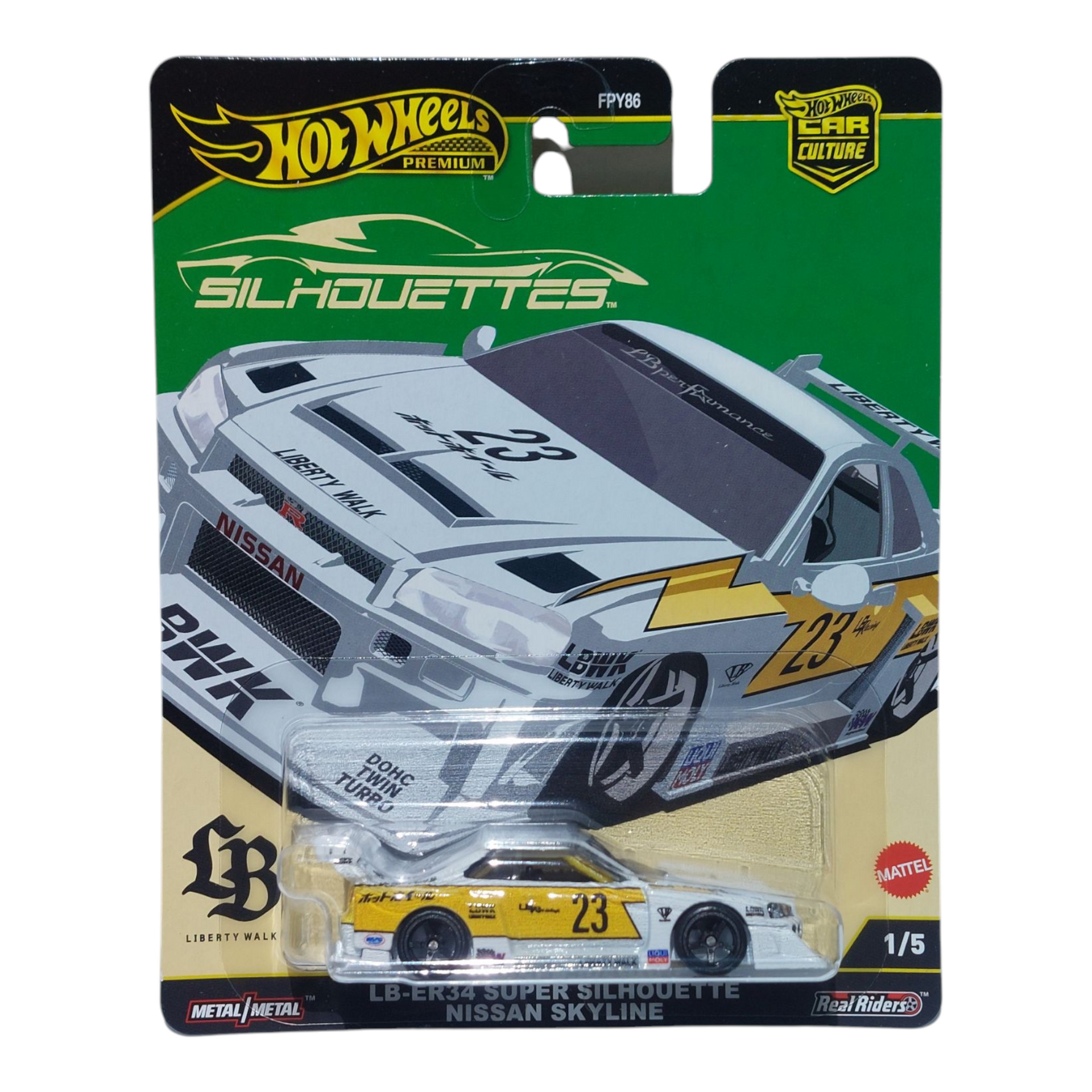 超歓迎された Hot Wheels SILHOUETTES LB-ER34 Super Silhouette Skyline New ミニカー