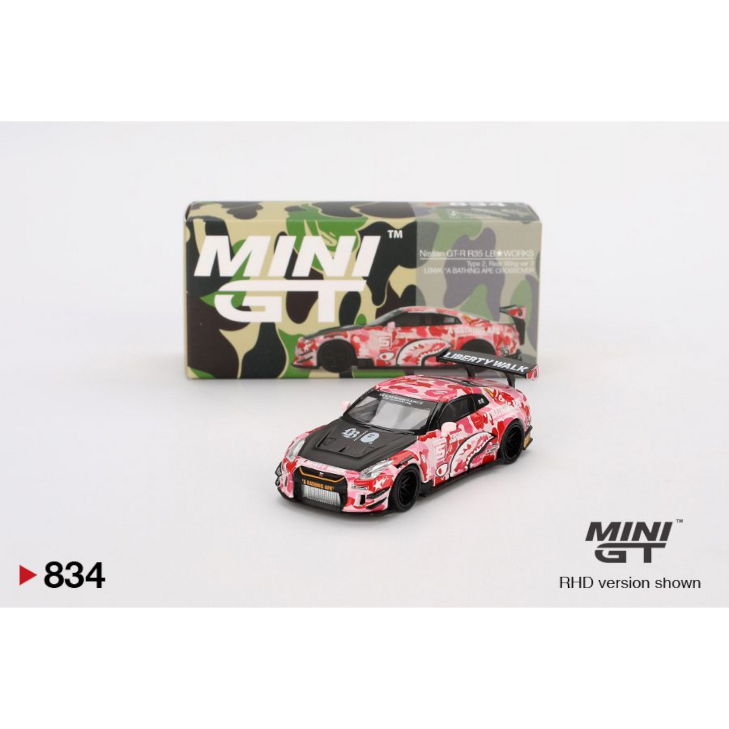Mini GT LIBERTY WALK x A BATHING APE Nissan Set MGTS0012