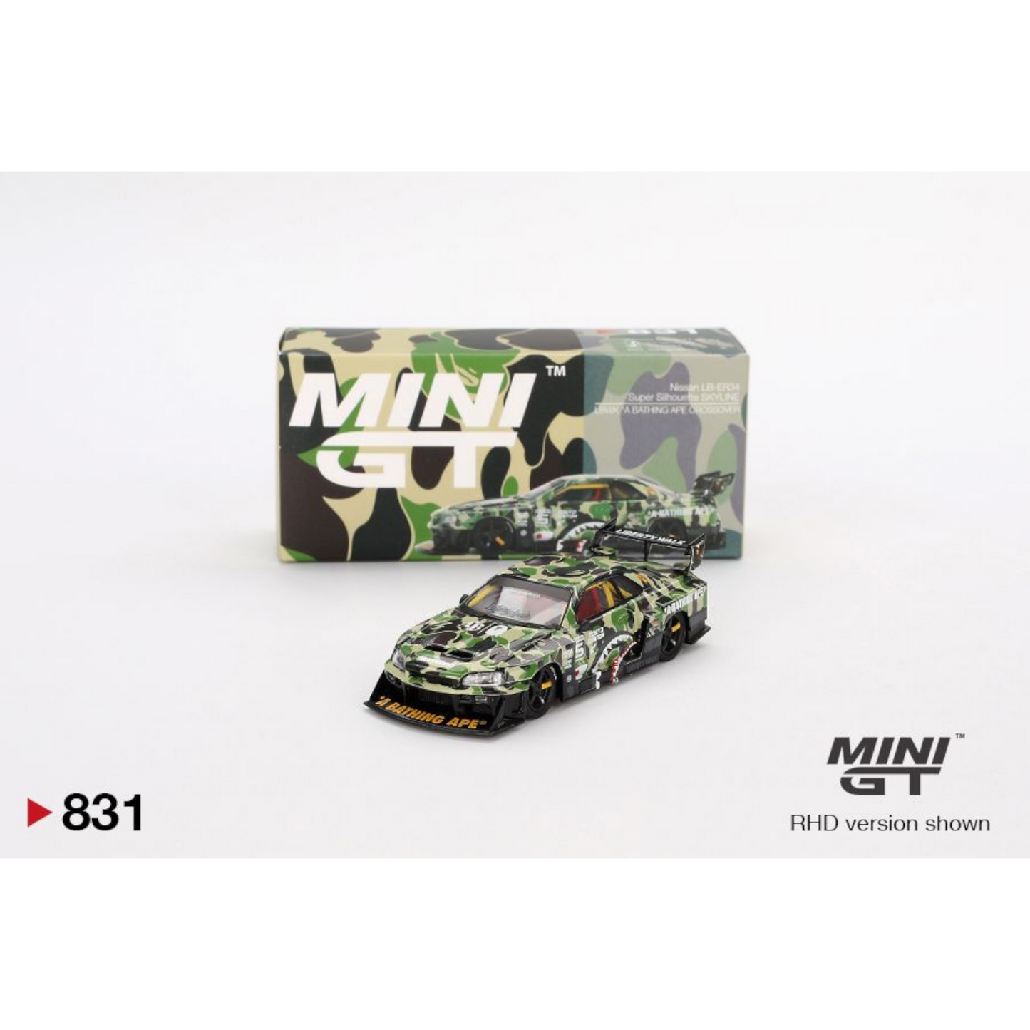 Mini GT LIBERTY WALK x A BATHING APE Nissan Set MGTS0012