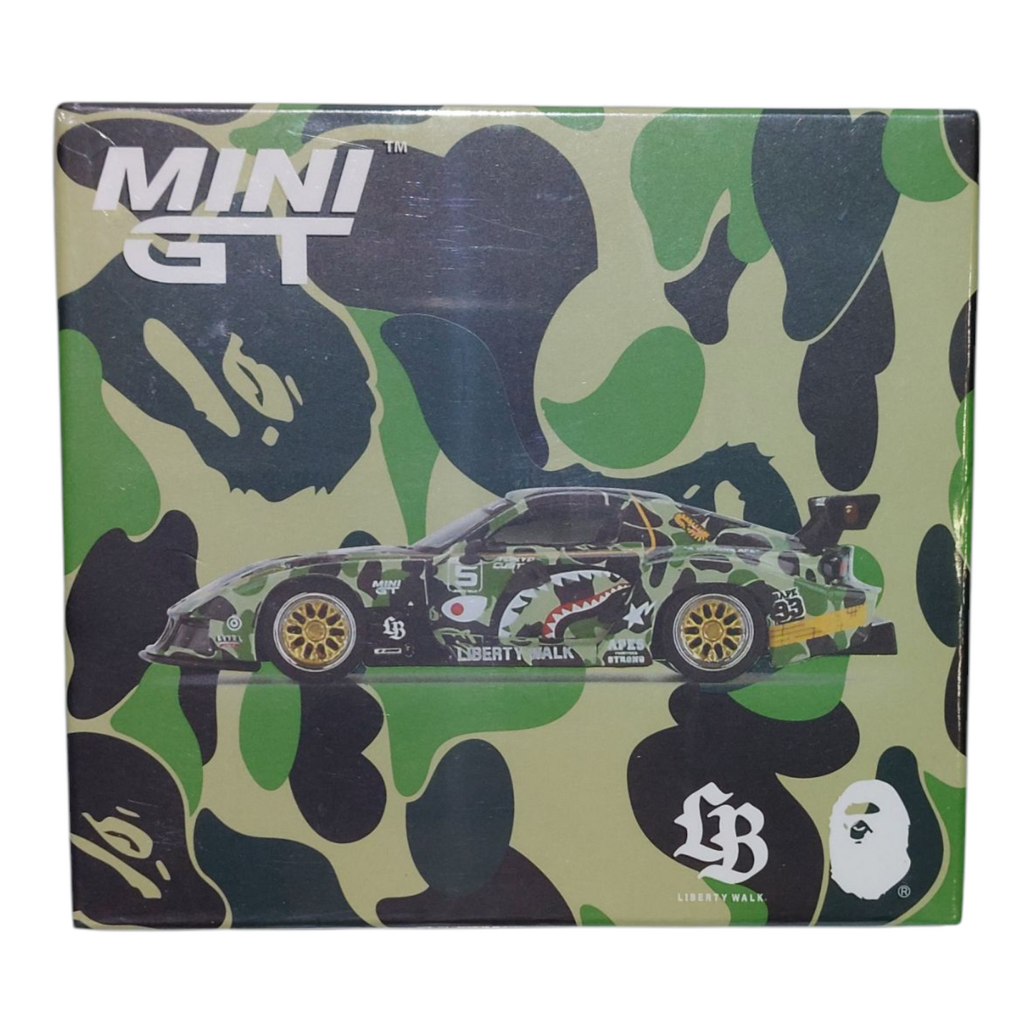 Mini GT #830 MAZDA RX-7 LB-Super Silhouette
LBWK*A BATHING APE CROSSOVER MGT00830
