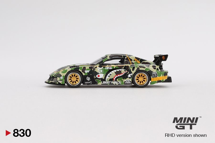 Mini GT #830 MAZDA RX-7 LB-Super Silhouette
LBWK*A BATHING APE CROSSOVER MGT00830