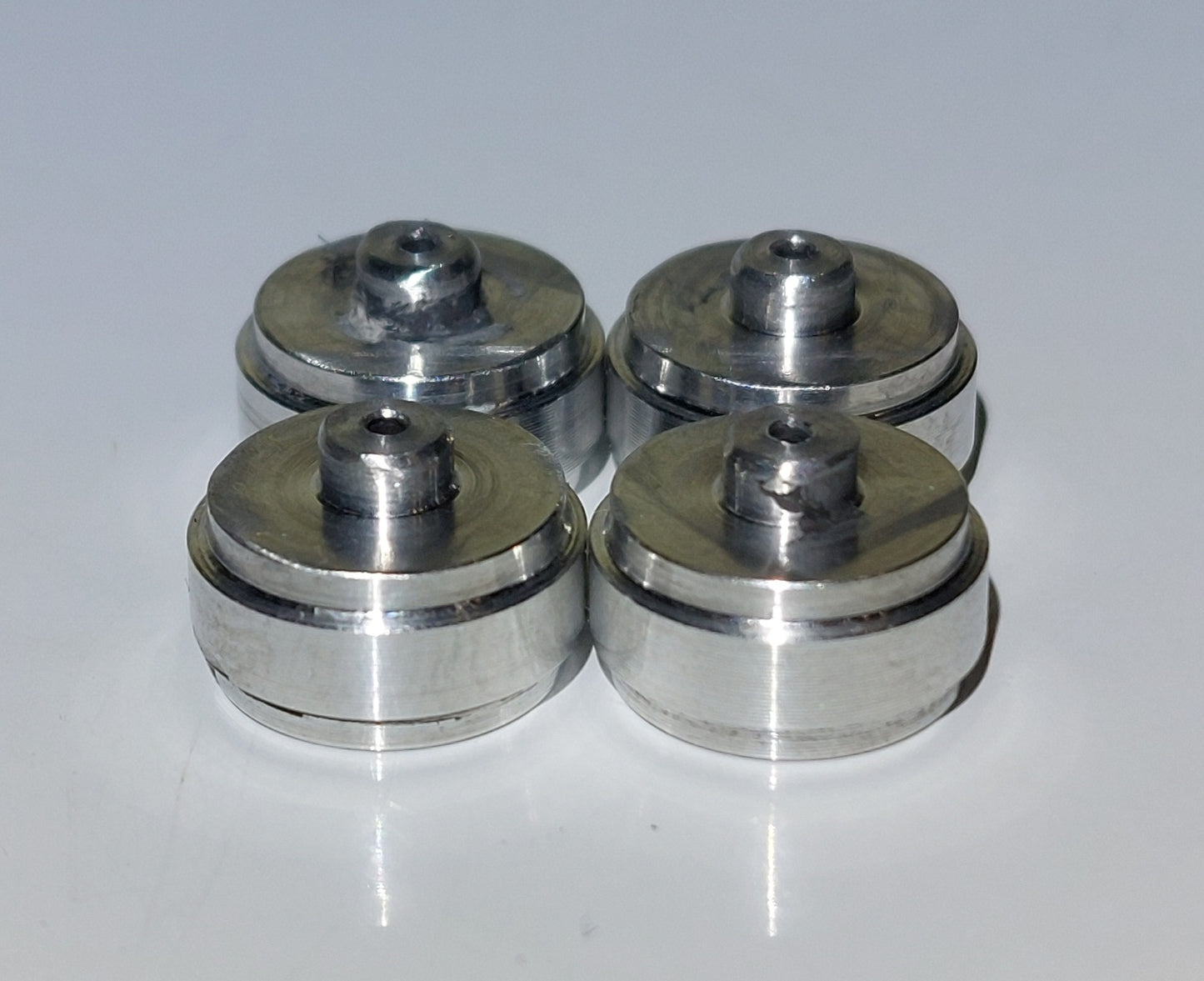 Juego de ruedas y ejes de aluminio pulido CNC de 10 mm a escala 1:64 *Envío gratuito*