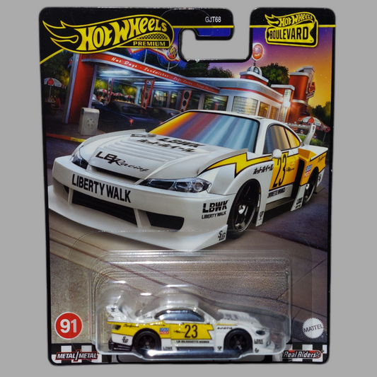 Hot Wheels 2024 Boulevard LB SILHOUETTE Nissan Sylvia (S15) (Damaged Card)