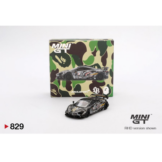 TSM Mini GT #829 McLaren 720S LB Works LBWK A BATHING APE CROSSOVER MGT00829