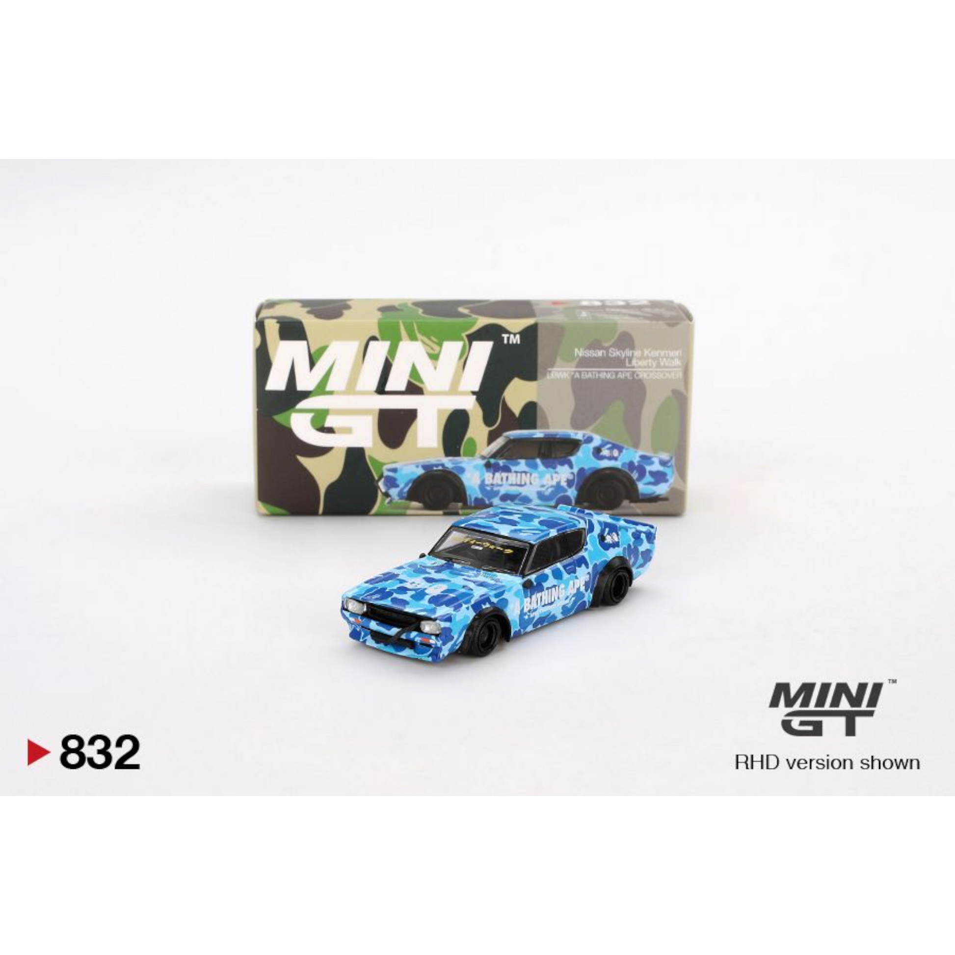 Mini GT LIBERTY WALK x A BATHING APE Nissan Set MGTS0012